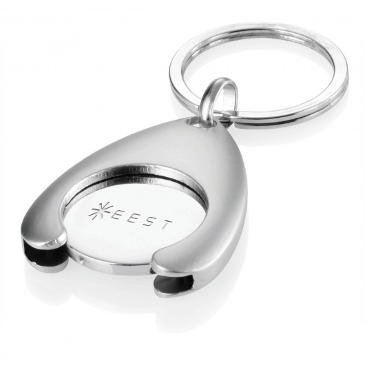 Promotional Shopping Trolley Coin Keyrings